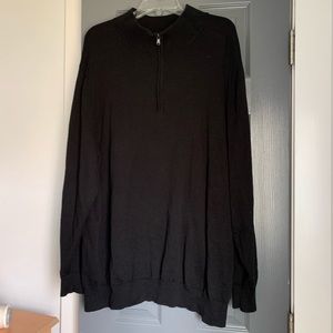 Men’s Zip Up Collared Sweater